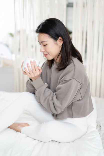 Chickadee Cropped Oversized Sweater